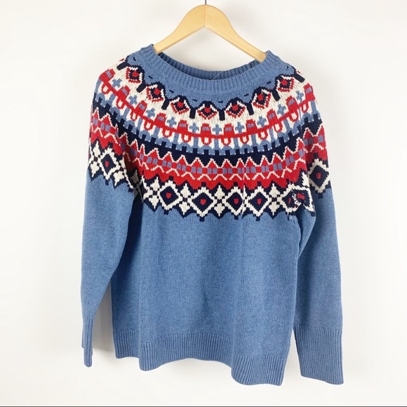 Fair Isle Yoke Sweater - Picture 4 of 6